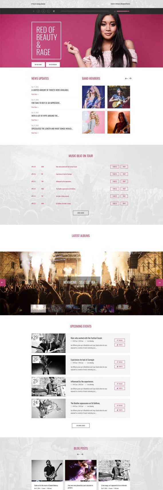 Music Beat Them Wordpress