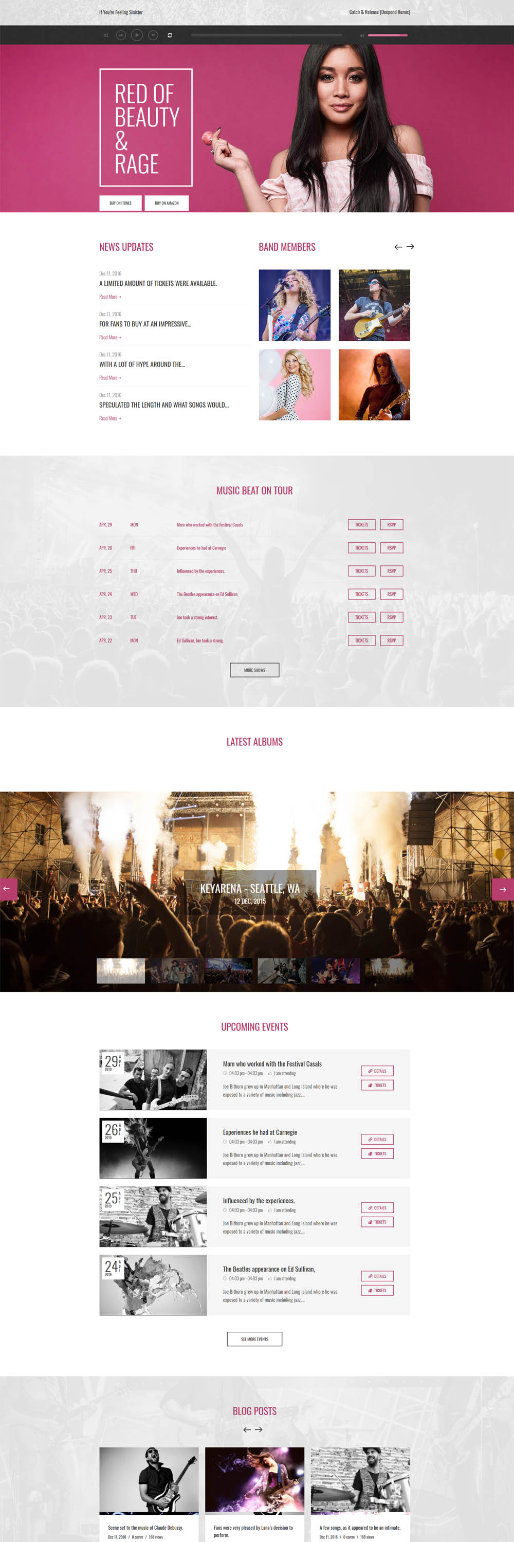 Music Beat Them Wordpress