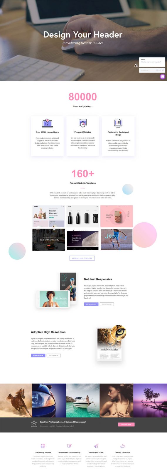 Jupiter Wordpress Theme